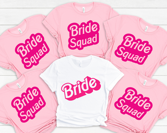 Camisa de escuadrón de novia, camisa de equipo de novia, camisa de despedida de soltera, camisa de damas de honor
