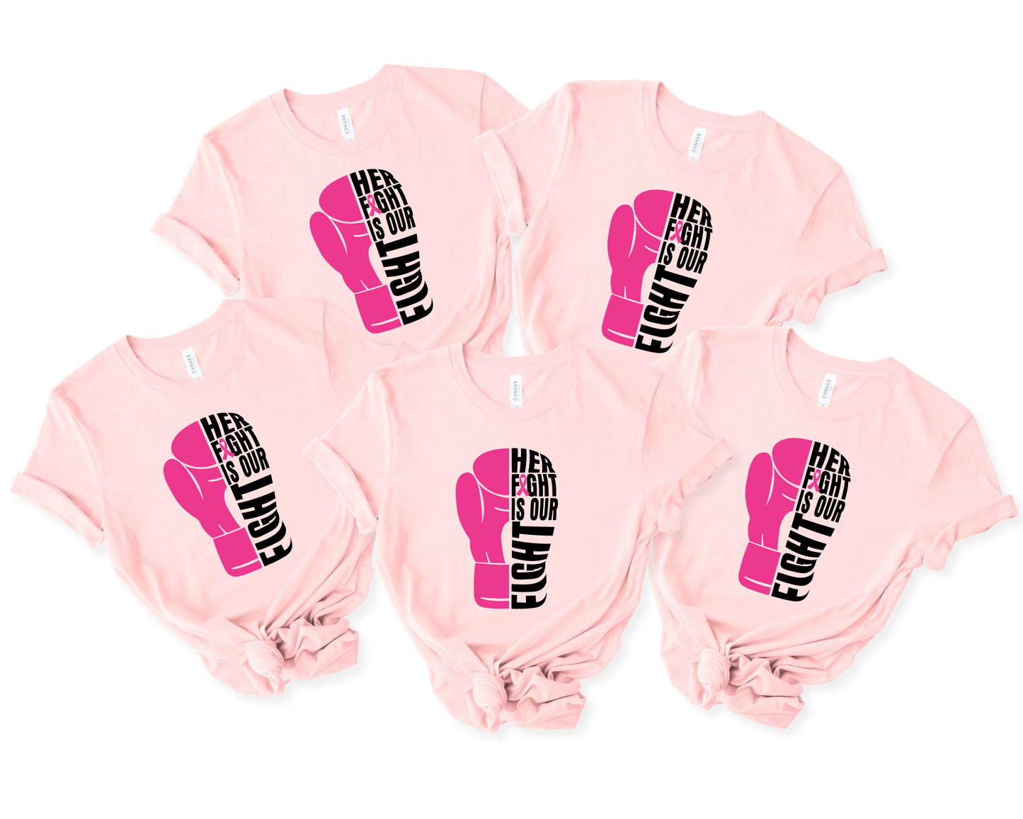 Su lucha es nuestra lucha, camisa contra el cáncer de mama, camisa de concientización sobre el cáncer de mama, camisa de caminata contra el cáncer de mama